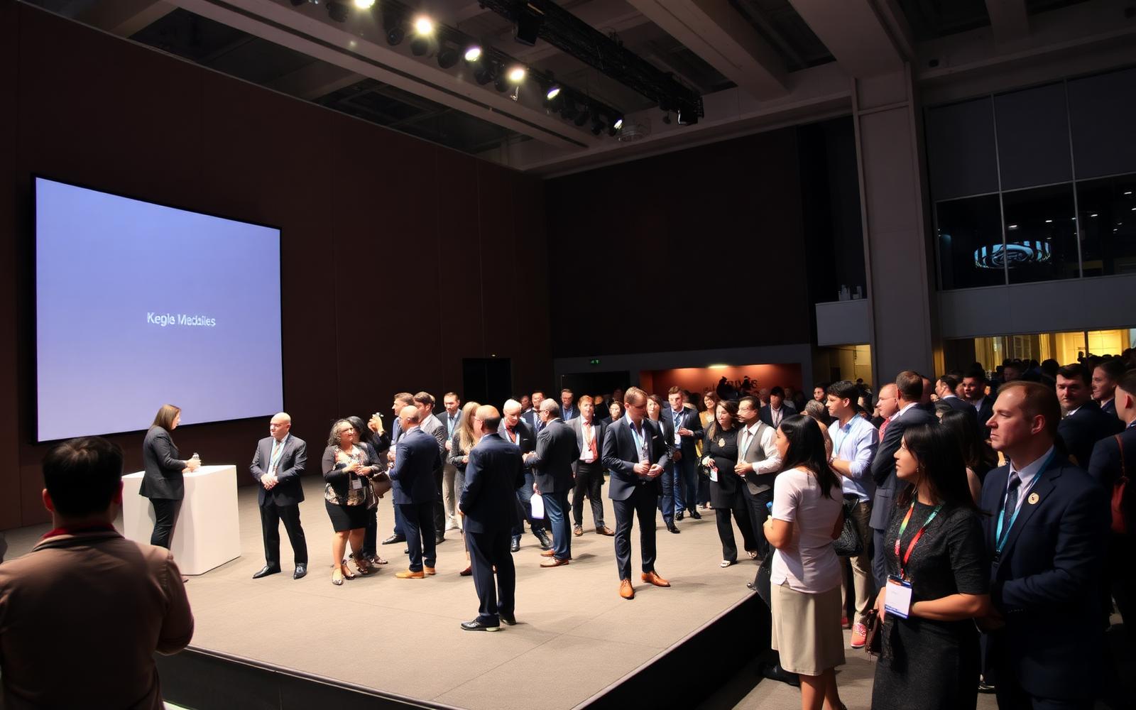 Operação em evento corporativo