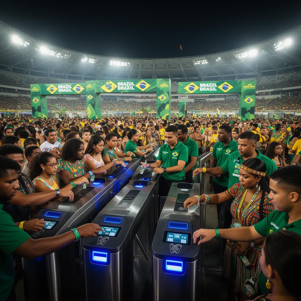 Controle de acesso em evento